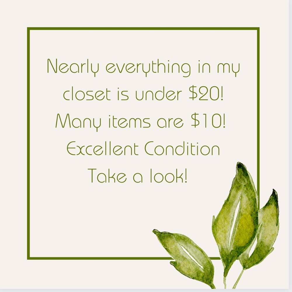 Great quality items, name brands, excellent condition, great prices!